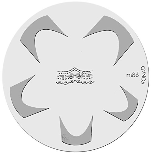KONAD Placa de Diseños M86 para Estampado de Uñas
