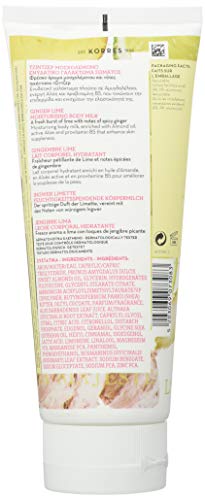 Korres Leche Corporal (Jengibre Lima) - 200 ml.