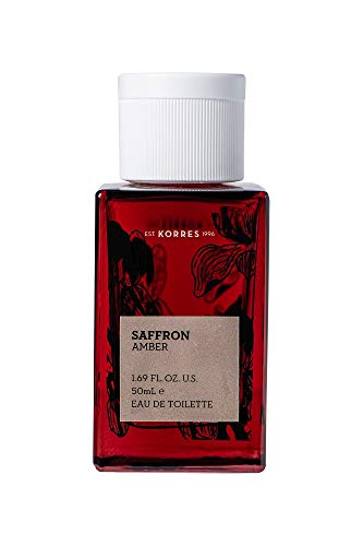 Korres Safron & Amber - Perfume para hombre (50 g)