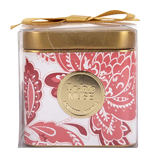 La Jolíe Muse Vela aromatica - Vela perfumada Dulce Pasión, Vela Decorativa, Regalo Mujer, Vela aromatica para Regalo, 25 Horas, 110g