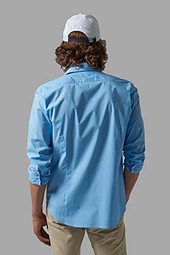 La Martina - Camisa de Hombre Regular fit, Campanilla Azul, Man, M