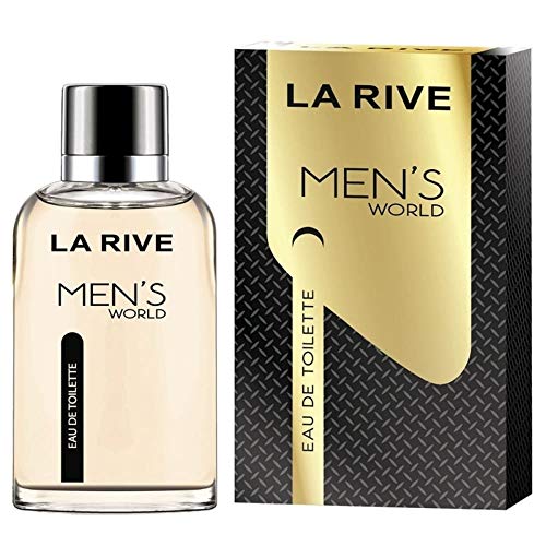 LA RIVE Perfume "MEN'S WORLD" para hombre Eau de Toilette * * Nuevo & OVP 90 ml