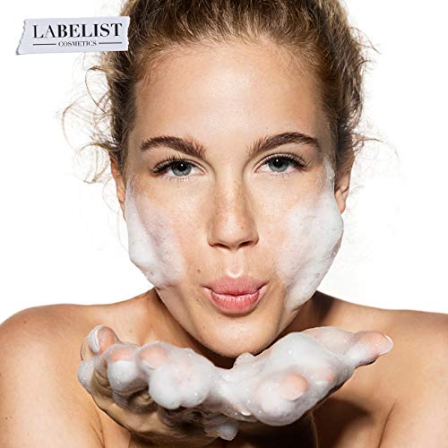 Labelist | Limpiador Facial en Espuma Gloom Cleanser| 100 ml | Espuma Limpiadora Facial Desmaquillante | Todo Tipo de Pieles | Especial para Pieles Grasas |Limpia y Tonifica | Cuidado Facial de Mujer