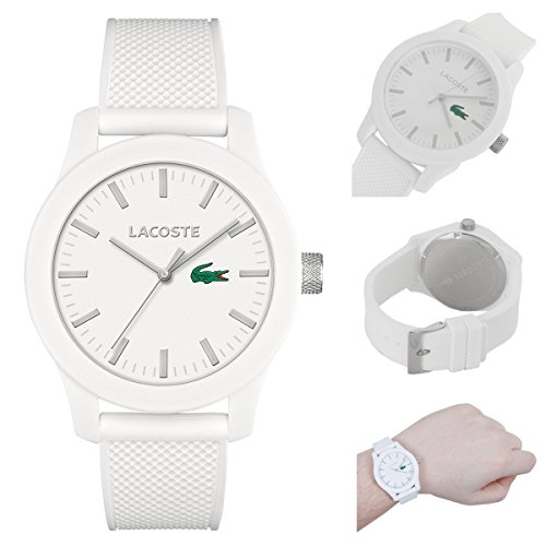 Lacoste 2010762 Lacoste.12.12 - Reloj analógico de pulsera para hombre, correa de silicona