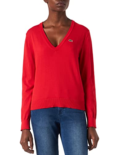 Lacoste AF7013 Sweaters, Pompier, 36 para Mujer