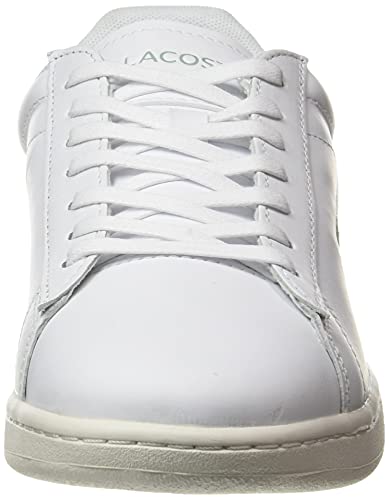 Lacoste Carnaby EVO 0121 1 SFA, Zapatillas Mujer, Wht/Lt Grn, 38 EU