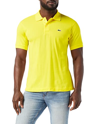 Lacoste L1212 Camisa Polo, Hombre, Amarillo (Lupin), XS