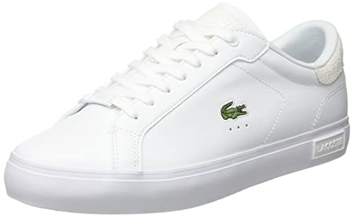 Lacoste POWERCOURT 1121 1 SMA, Zapatillas Hombre, Wht/Wht, 42 EU