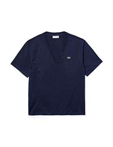 Lacoste TF5458 Camiseta, Marine, 36 para Mujer