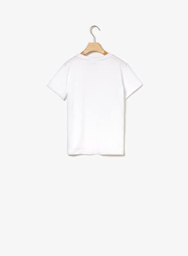 Lacoste TJ1442 Camiseta, Blanco (001), 8 Jahre Unisex niños