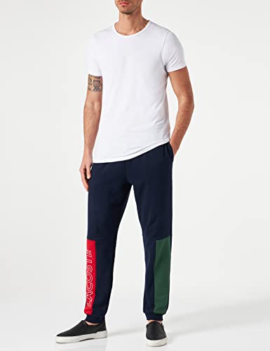 Lacoste XH2941 Tracksuits & Track Trousers, Marine/Vert-Rouge, M para Hombre