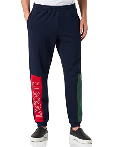 Lacoste XH2941 Tracksuits & Track Trousers, Marine/Vert-Rouge, M para Hombre