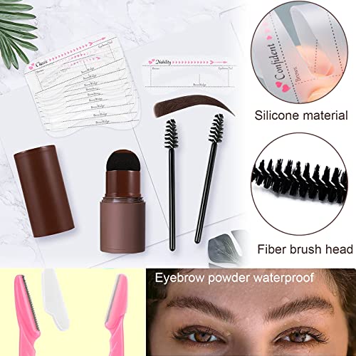 Lápiz Para Tatuaje de Cejas, Lápiz de Cejas, Lápiz de Cejas de 2 Puntos, Crea Un Maquillaje Duradero, Cejas Naturales Cubre áreas Dispersas, Lápiz de Cejas Impermeable con Regalo