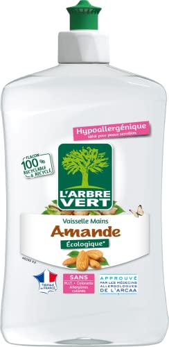 L'Arbre Vert Líquido lavavajillas, almendra, 500 ml