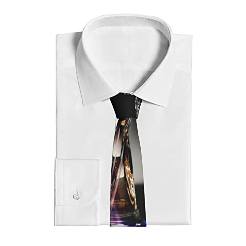 Lazo de seda de los hombres de la impresión de la botella de perfume Jacquard de lujo floral patrón de boda de negocios