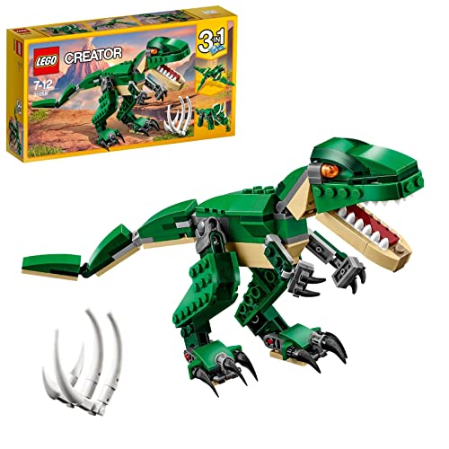 LEGO 31058 Creator 3en1 Grandes Dinosaurios, T. Rex, Triceratops o Pterodáctilo, Juguete de Construcción para Niños y Niñas 7 años