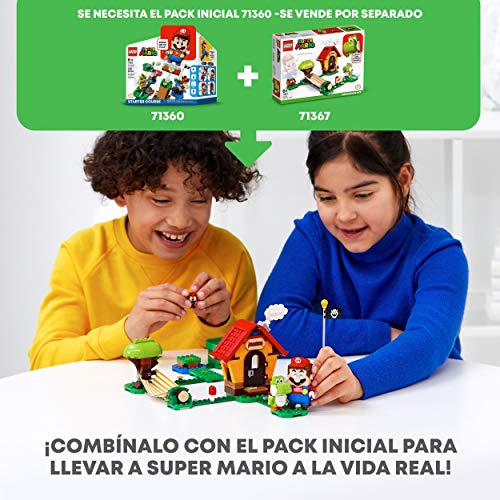 LEGO 71367 Super Mario Set de Expansión: Casa de Mario y Yoshi, Juguete de Construcción para Niños y Niñas 6 años