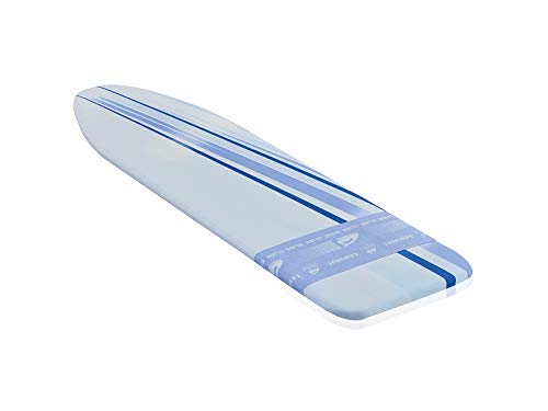 Leifheit Funda de planchar Thermo Reflect Glide & Park S/M que reflecta el calor y el vapor, funda acolchada para tabla de planchar