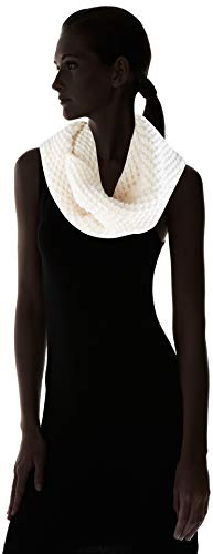 Levi's Classic Knit Infinity Bufanda para clima frío, crema, Talla única para Mujer