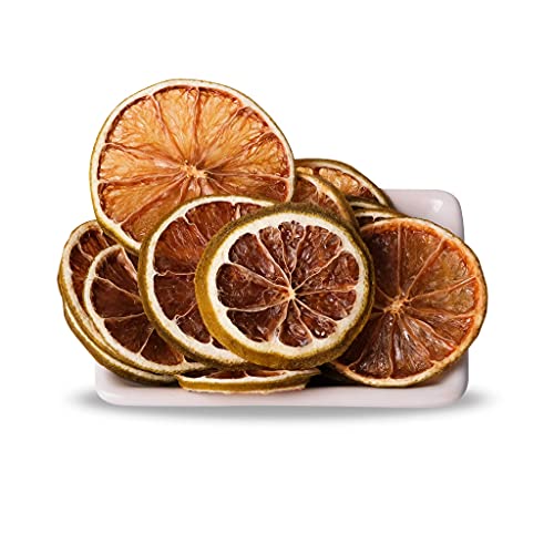 Lima deshidratado para cóctel. Fruta deshidratada sin azúcar para coctel /decoración / repostería / navidad / bebidas. Rodaja de lima seca 100% natural sin aditivos. Tarro pequeño 60 Gr