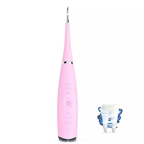 Limpiador de Sarro Limpieza Dental y Bucal, Cepillo Dientes Cuidado Profesional , Blanqueamiento Kit Dental, Carga USB Color Rosa