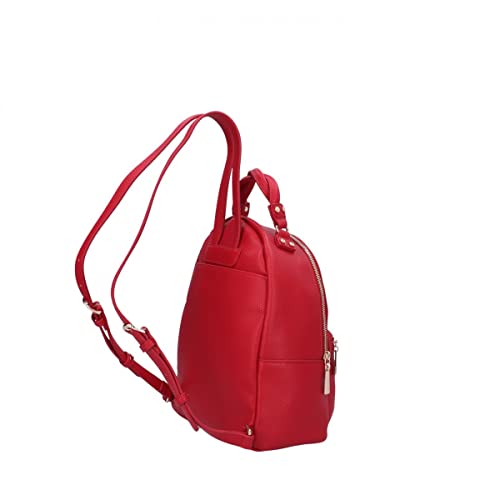 LIU JO Mujer Mochila con Logo Rojo Mod. LIUNF1173 E0086, Glossy, M,