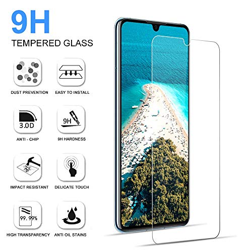 Lixuve Cristal Templado para Huawei P30 Protector Pantalla, Alta Definicion Vidrio Templado, Anti-Arañazos, Anti-Burbuja, Anti-Aceite, 3 Unidades