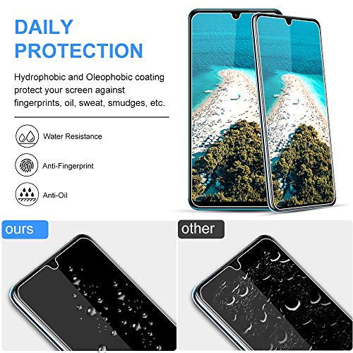 Lixuve Cristal Templado para Huawei P30 Protector Pantalla, Alta Definicion Vidrio Templado, Anti-Arañazos, Anti-Burbuja, Anti-Aceite, 3 Unidades