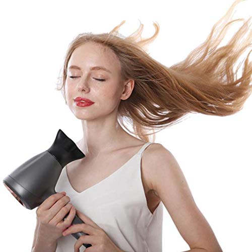 LLAMN Secador de Cabello Ion 3D Estructura Hueca ultrasónica Secado rápido 1500 W 6 velocidades Diferentes Colector y difusor de Correa en la Boca para un Cuidado de Temperatura Constante