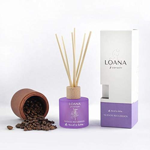 LOANA ESSENCE Vela Aromática Sándalo, Almizcle - Tanzania - Duración Estimada 40h Vela Perfumada Grande y Decorativa Para Masajes y Relajación Hecha de Cera de Soja - 180gr -