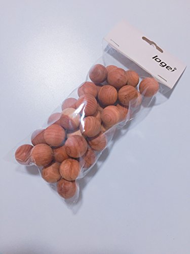 logei®40pcs Bola de Cedro Madera de Cedro para Armario Cajón , Antipolillas