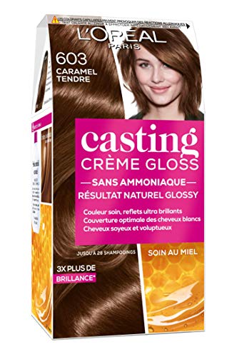 L'Oréal Paris Casting Crème Gloss Coloration Ton Sur Ton Sans Ammoniaque 6.03 Caramel