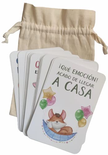 Los Eventos de la Tata. Regalo Original 40 Tarjetas de Recuerdo. Tarjetas Baby Milestone para el primer añito. Tarjetas de Fotos de Momentos Especiales del bebé (Español)