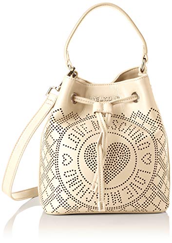 Love Moschino, Borsa a Spalla, Collezione Estate Bolso de hombro, colección Primavera Verano 2021 para Mujer, Color blanco, Talla única