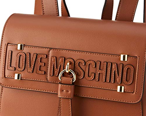 Love Moschino, Borsa a Spalla, Collezione Estate Bolso de hombro, colección Primavera Verano 2021 para Mujer, marrón, Talla única