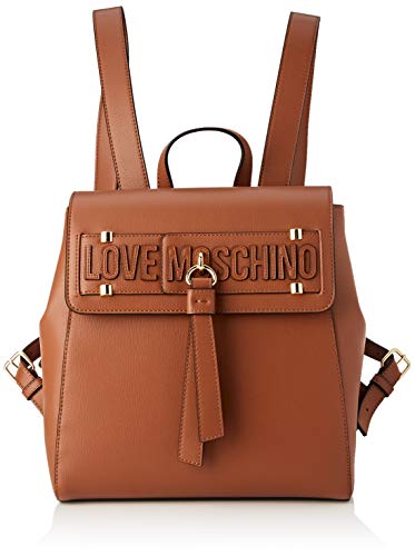 Love Moschino, Borsa a Spalla, Collezione Estate Bolso de hombro, colección Primavera Verano 2021 para Mujer, marrón, Talla única