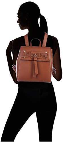 Love Moschino, Borsa a Spalla, Collezione Estate Bolso de hombro, colección Primavera Verano 2021 para Mujer, marrón, Talla única