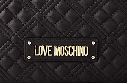 Love Moschino, Borsa a Spalla, Collezione Estate Bolso de hombro, colección Primavera Verano 2021 para Mujer, Negro, Talla única