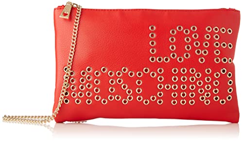 Love Moschino, Borsa a Spalla, Collezione Estate Bolso de hombro, colección Primavera Verano 2021 para Mujer, rojo, Talla única