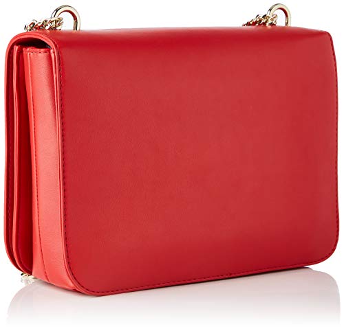 Love Moschino, Borsa a Spalla, Collezione Estate Bolso de hombro, colección Primavera Verano 2021 para Mujer, rojo, Talla única