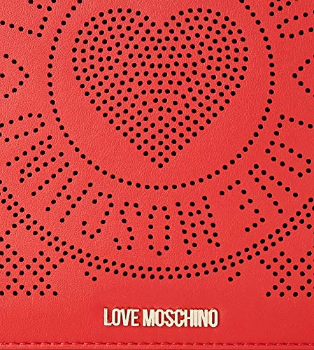 Love Moschino, Borsa a Spalla, Collezione Estate Bolso de hombro, colección Primavera Verano 2021 para Mujer, rojo, Talla única