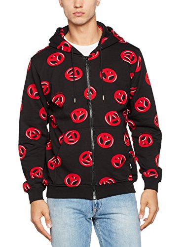 Love Moschino Sudadera Negro/Rojo M