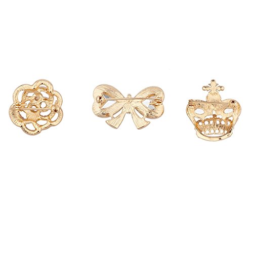 LUX accesorios dorado Pin "Royal Set (3pc)