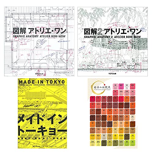 Made in Tokyo , Atelier Bow Wow - Graphic Anatomy 1 & 2 with Japanese Traditional Colors