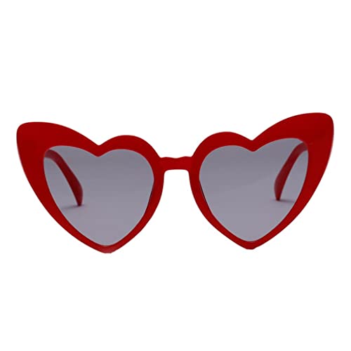 MagiDeal 2pcs Chic Heart Frame Gafas de Sol Verano de Moda Gafas de Sol Rave Club Eyewear