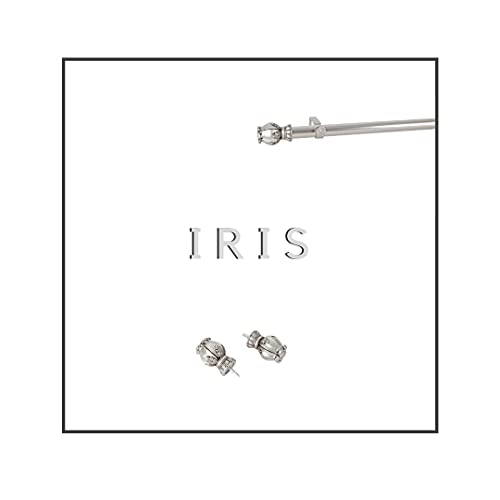 Maison Desyne Barra de Cortina Iris 25 mm 71-122 cm - Plata