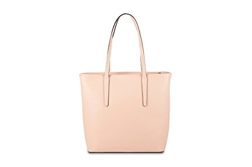 MAISON HERITAGE IRIS-Bolso de piel para mujer, fabricado en Italia, rosa, 29cm x 12cm x 30cm