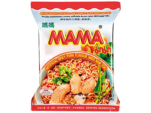 Mama Fideos Instantáneos, Moo Nam Tok 55 g