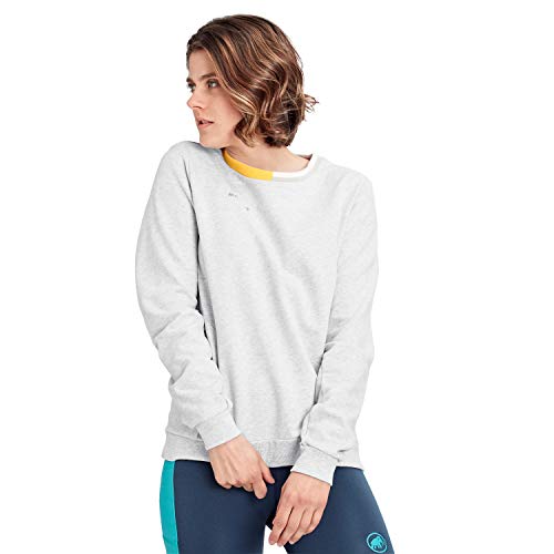 Mammut Sudadera Ml Crew Neck, Mujer, Highway Melange/Freesia, S