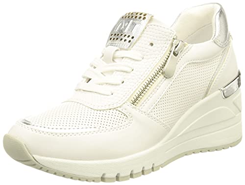 MARCO TOZZI Damen 2-2-23787-27 Sneaker, Zapatillas Mujer, Color Blanco, 38 EU